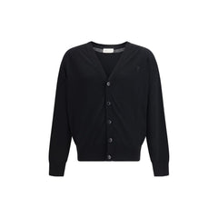 Black Merino Wool Cardigan