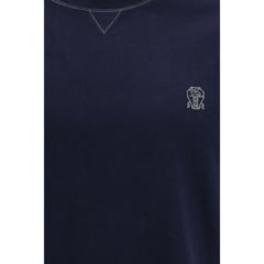 تي شيرت قطني أزرق