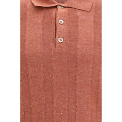 Orange Cotton Polo Shirt