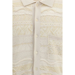 قميص بولو قطن أبيض