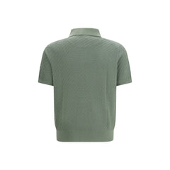 Bicolor Cotton Polo Shirt