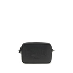 Black Cotton Shoulder Bag