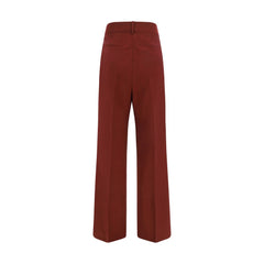 Multicolor Polyester Flared Pants