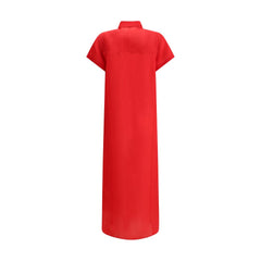 Multicolor Silk Casual Dress