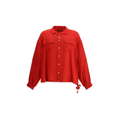 Multicolor Linen Dress Shirt