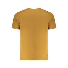 Marrone Cotton Men T-Shirt