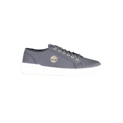 Blue Polyester Men Sneaker