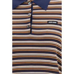 Brown Fleece Wool Polo Shirt