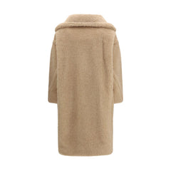 Beige Alpaca Vicugna Pacos Coat