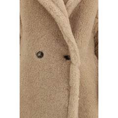 Beige Alpaca Vicugna Pacos Coat