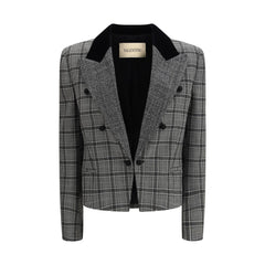 Gray Fleece Wool Coat