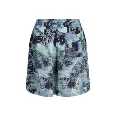 Multicolor Viscose Bermuda Shorts