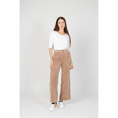 Cream Cotton Long Sleeve T-Shirt