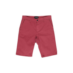 Bordeaux Cotton Bermuda Shorts