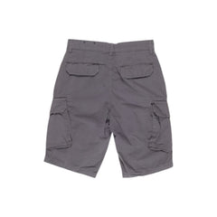 Gray Cotton Bermuda Shorts