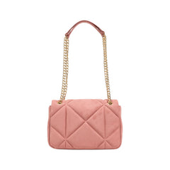 Pink Polyester Handbag