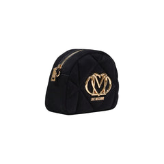 Black Suede Leather Handbag