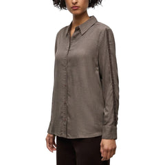 Brown Viscose Blouse