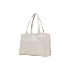 Beige Polyethylene Handbag