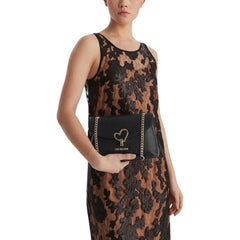 حقيبة يد من البولي إيثيلين الأسود