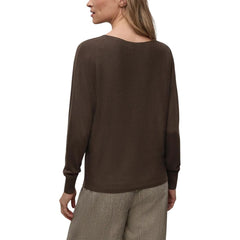 Brown Viscose Sweatshirt