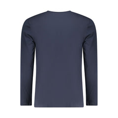 تي شيرت رجالي قطن أزرق