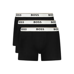 Black Cotton Men Boxer