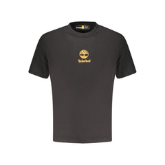 Black Cotton Men's T-Shirt