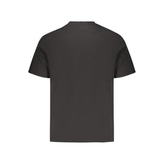Black Cotton Men's T-Shirt