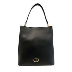 Black PU Women Shoulder Bag