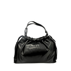 Black Polyethylene Clutch Bag