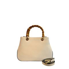 Beige PU Women Handbag
