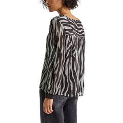 Brown Polyester Blouse