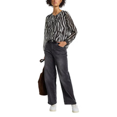 Brown Polyester Blouse