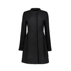 Black Virgin Wool Coat