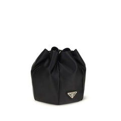 Black Silk Backet Bag