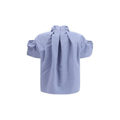 Blue Polyester Shortsleeve Shirt