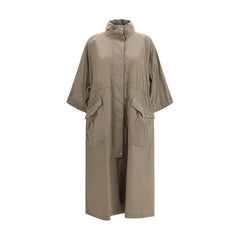 Bicolor Polyamide Trench Coat