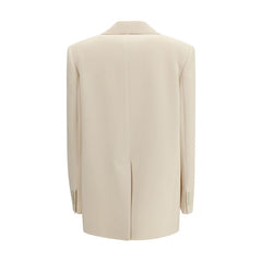 Beige Triacetate Blazer
