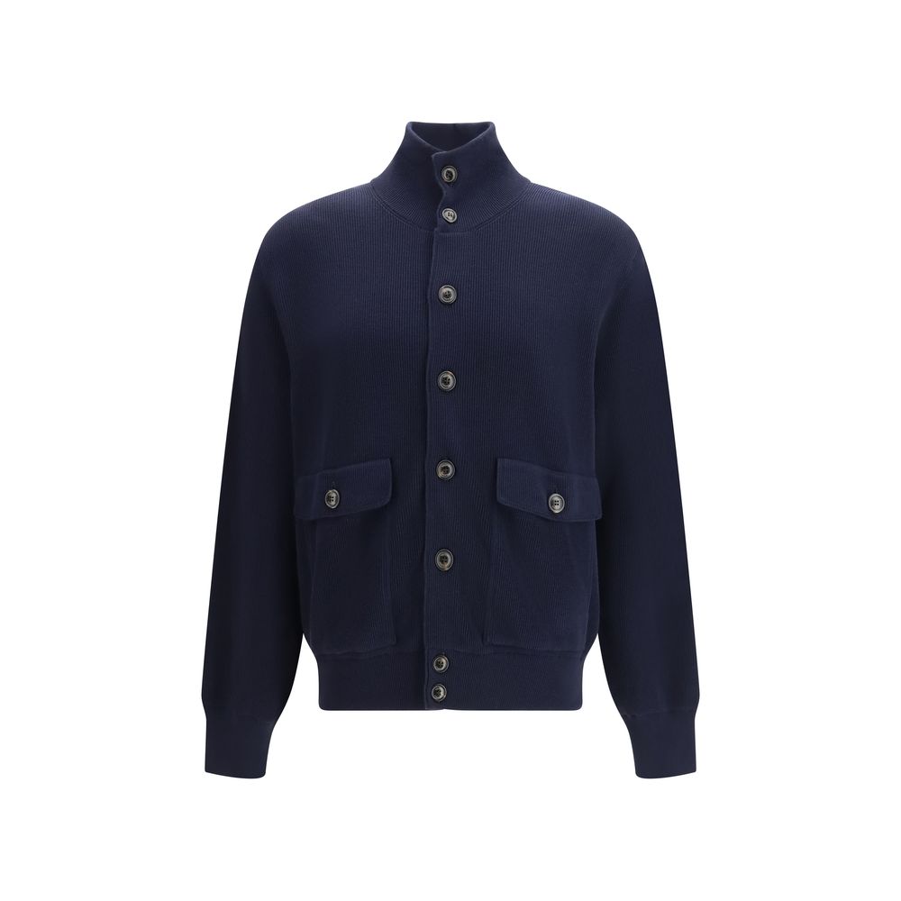 بلوزة قطنية زرقاء