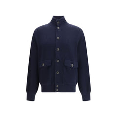 بلوزة قطنية زرقاء