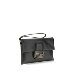 Black Calf Leather Bos Taurus Shoulder Bag