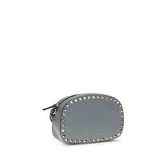 حقيبة كتف من جلد العجل الأزرق برج الثور