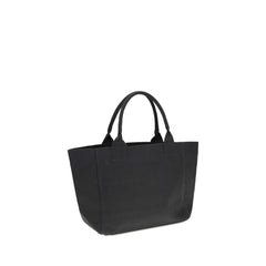 Black Recycled Cotton Shoulder Bag