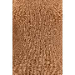 ملابس سباحة من قطعة واحدة من البولي أميد البني