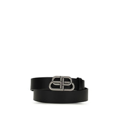 Black Calf Leather Bos Taurus Belt