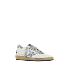 White Polyethylene Low Top Sneakers