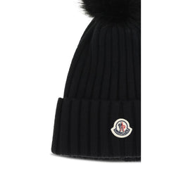 Black Fleece Wool Beanie