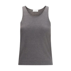 Gray Cashmere Tank Tops