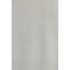 سويت شيرت قطني أبيض